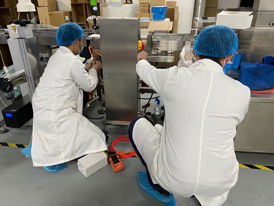 山東西泰克為山東某大型制藥廠提供售后調(diào)試服務(wù)